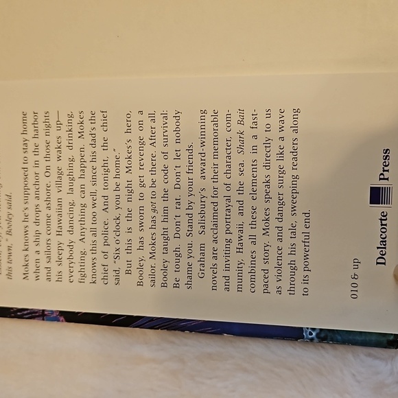 Shark Bait by Graham Salisbury  Delacorte Press Kids Toys Book - Picture 11 of 11